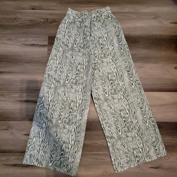 C/MEO Collective Energized Wide Leg Pants Green - Picture 3 of 5
